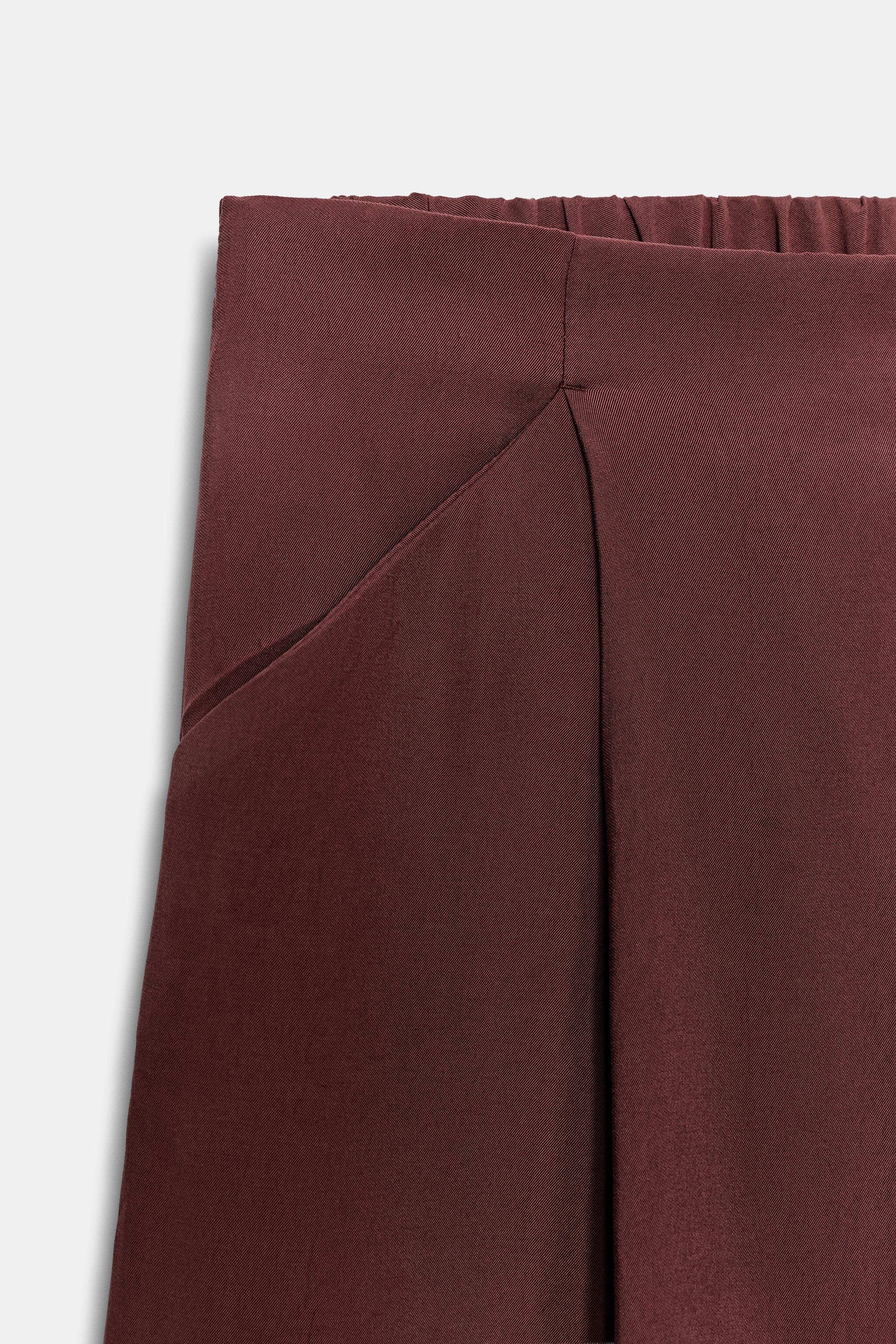 JUPE-CULOTTE À PINCES